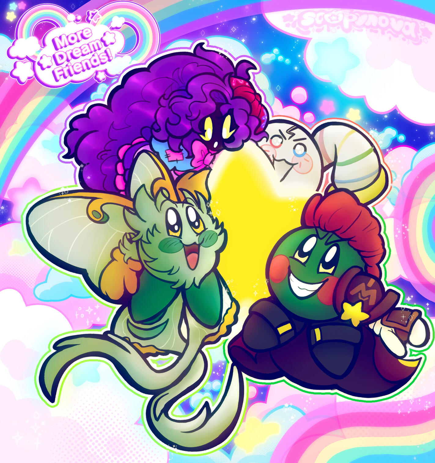 Jawbreaker: PudgyWudge Nimbus: Galactix Falspar: Kallulily